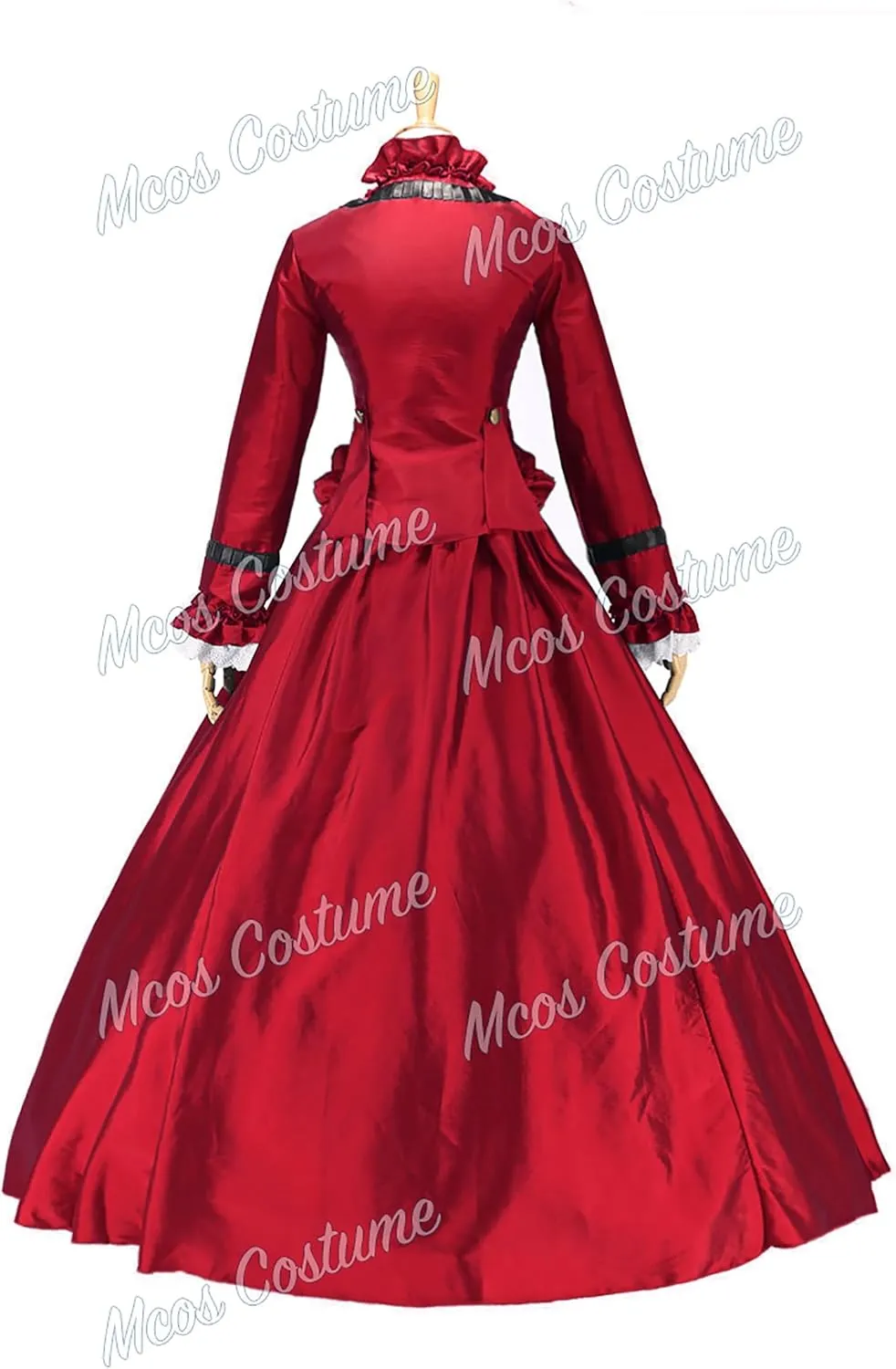 Gorgeous Herrlich Gothic Lolita Classic Wedding Formal Ball Gown Dress Red