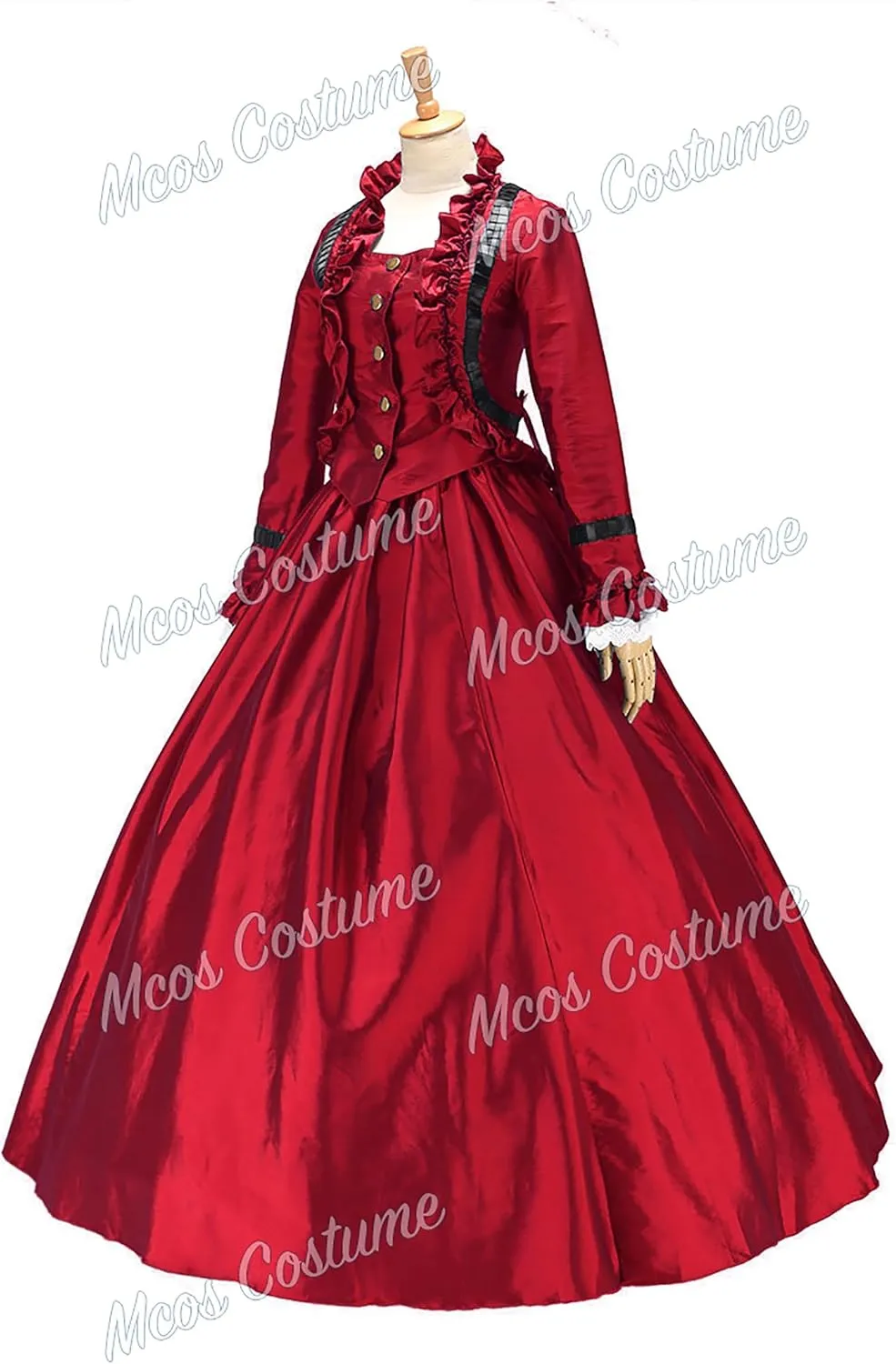 Gorgeous Herrlich Gothic Lolita Classic Wedding Formal Ball Gown Dress Red