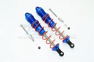 GPM for Arrma 1:8 KRATON / Outcast / Talion / KRATON V5 / Notorious V5 / 1:7 FIRETEAM Upgrade Parts Aluminum Rear Adjustable Dampers 135mm - 1Pr Set Blue