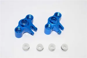 GPM For Traxxas 1/16 Mini E-Revo, Mini Slash, Mini Summit Upgrade Parts Aluminum Front/Rear Knuckle Arm - 1Pr Set Blue