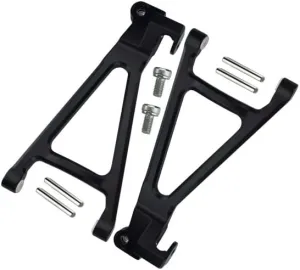 GPM For Traxxas 1/16 Mini E-Revo, Mini Summit Upgrade Parts Aluminum Rear Lower Arm - 1Pr Set Black