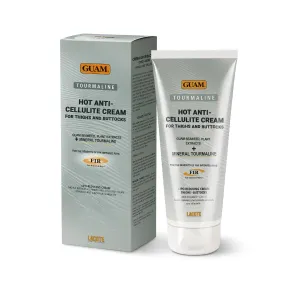 Guam Seaweed Hot Anti Cellulite Cream | Lipolytic Body Cream | Cellulite Cream for Thighs and Butt | FIR Infrared Skin Tightening Cream With Caffeine, Black Tourmaline 6.7 Oz