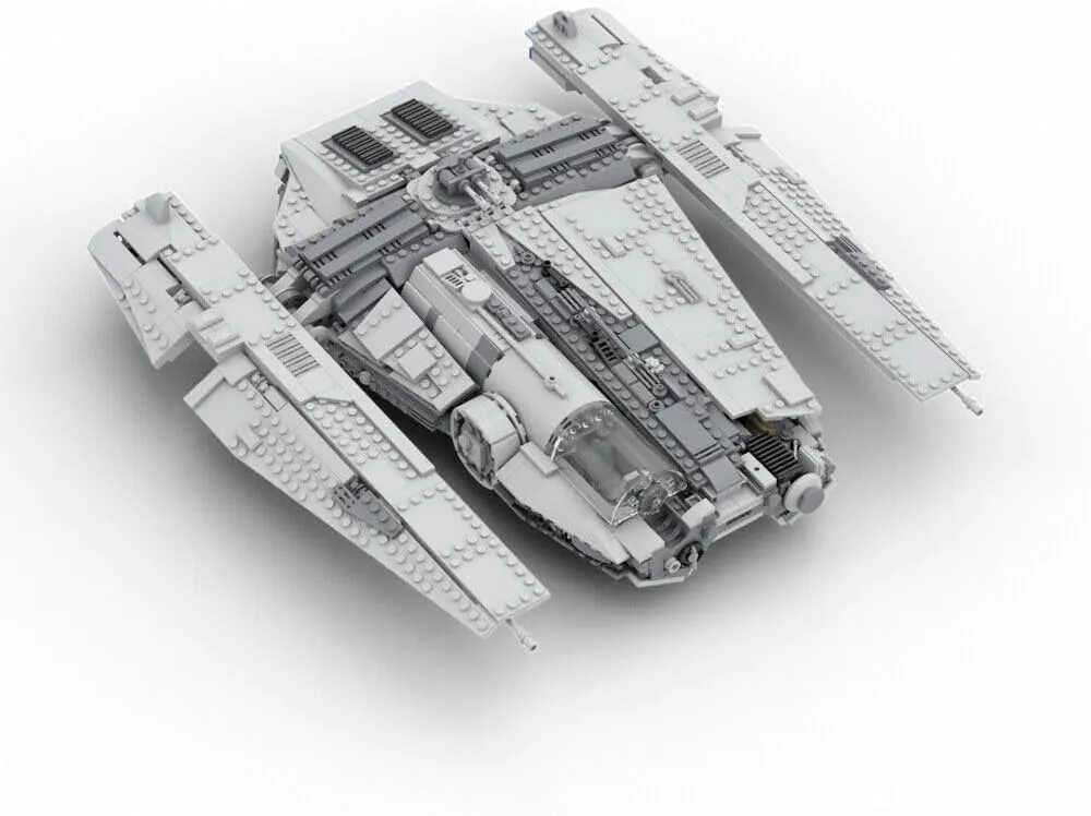 Haulcraft Ship Building Kit 1597 Pieces from Movie Series MOC Build Gift for Age 18 