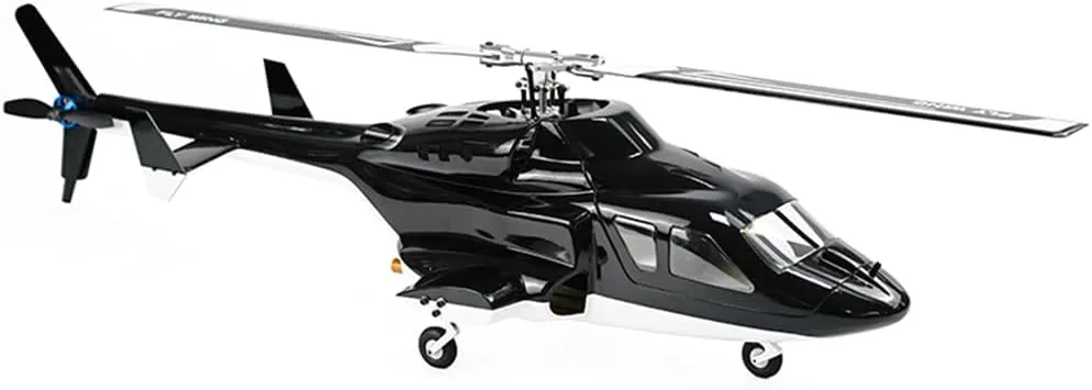 Helixsun RC Helicopter Model Flywing FW450L Airwolf 450-Class 2.4G RC 6CH Electric Airplane Model,Airplane Model with Four Flight Modes，Adults Kids Gift（Right-Hand Flight Control