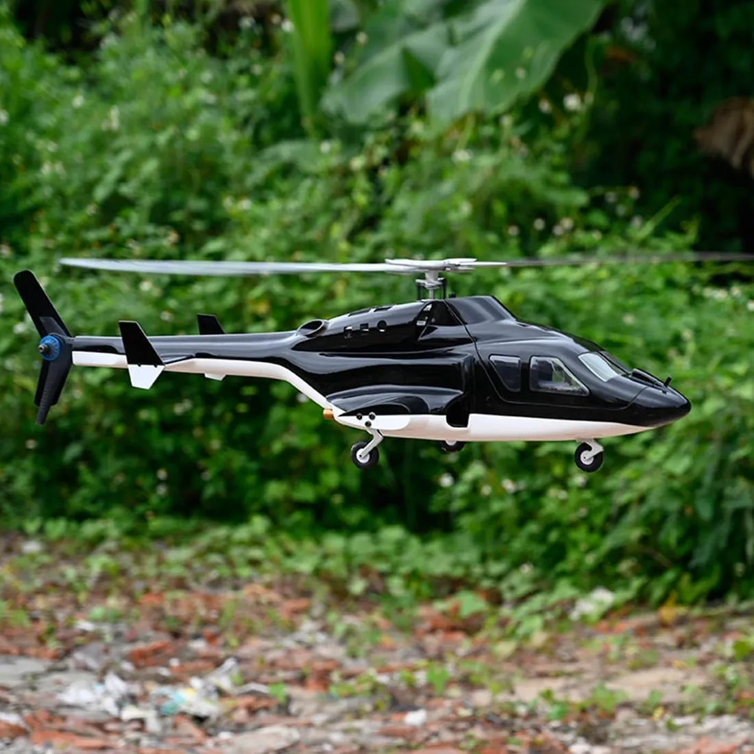 Helixsun RC Helicopter Model Flywing FW450L Airwolf 450-Class 2.4G RC 6CH Electric Airplane Model,Airplane Model with Four Flight Modes，Adults Kids Gift（Right-Hand Flight Control