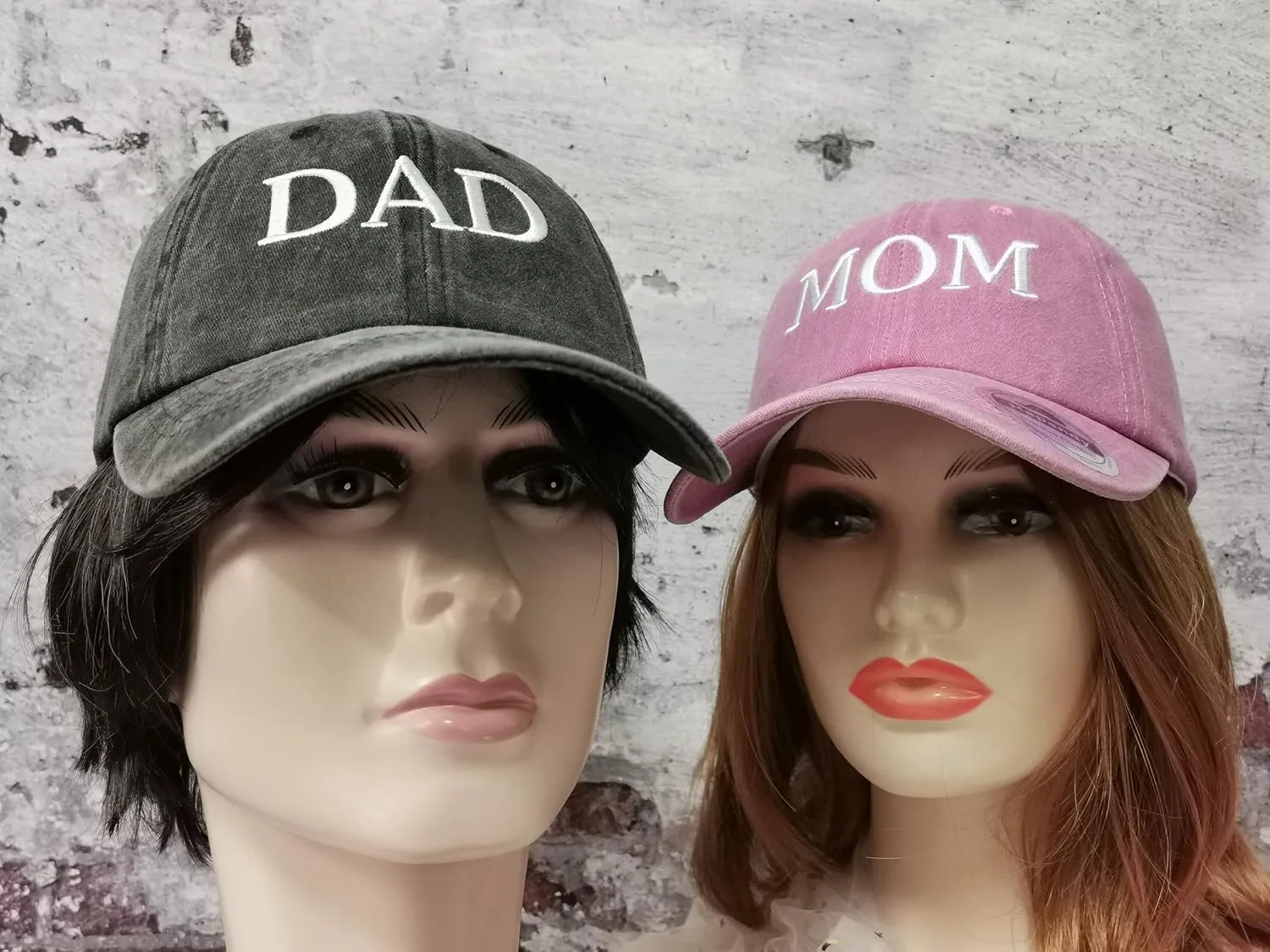 Hepandy Mr Mrs Mom Dad Captain First Mate Mama and Mini Baseball Hats