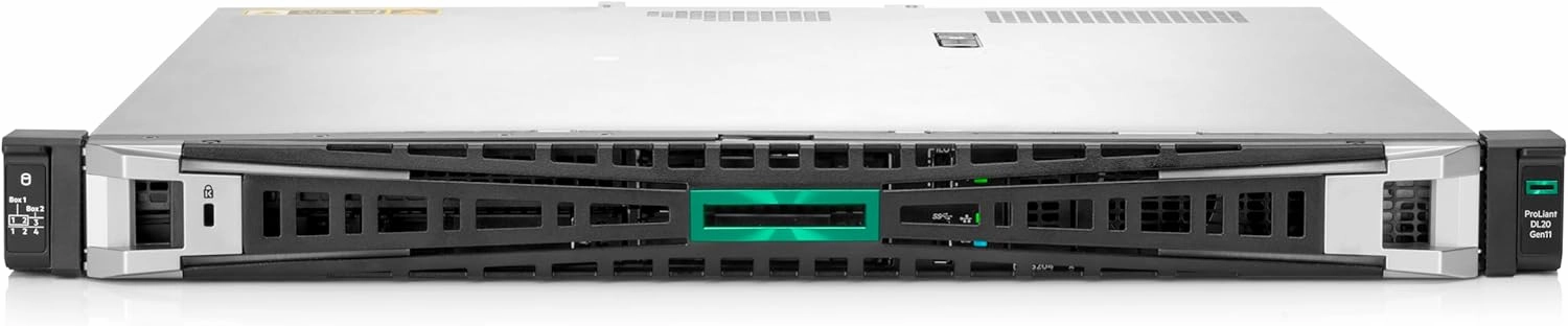 Hewlett Packard Enterprise ProLiant DL20 Gen11 Rack Server w/one Intel Xeon E-2436 Processor, 2.9GHz 6‑core 1P 32GB‑DR MR408i‑o 4SFF 2x500W RPS (HPE Smart Choice P71682-005)