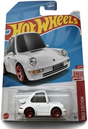 Hot Wheels Porsche 911 Turbo 3.6 (964), Red Edition 12/12, Store Exclusive, 1:64 Scale Diecast Car