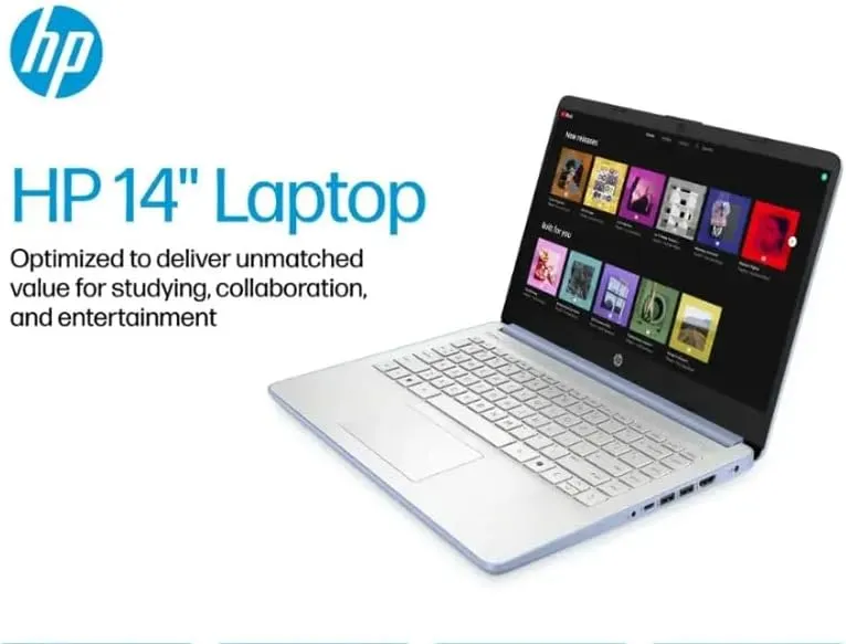 HP 2025 Student Business Laptop, Intel Processor N150(up to 3.6 GHz), 14 Inch LED Screen,16G RAM, 128GB Storange,1 Year Office 365, Windows 11 Home,Sky Blue w/YYY Accessories