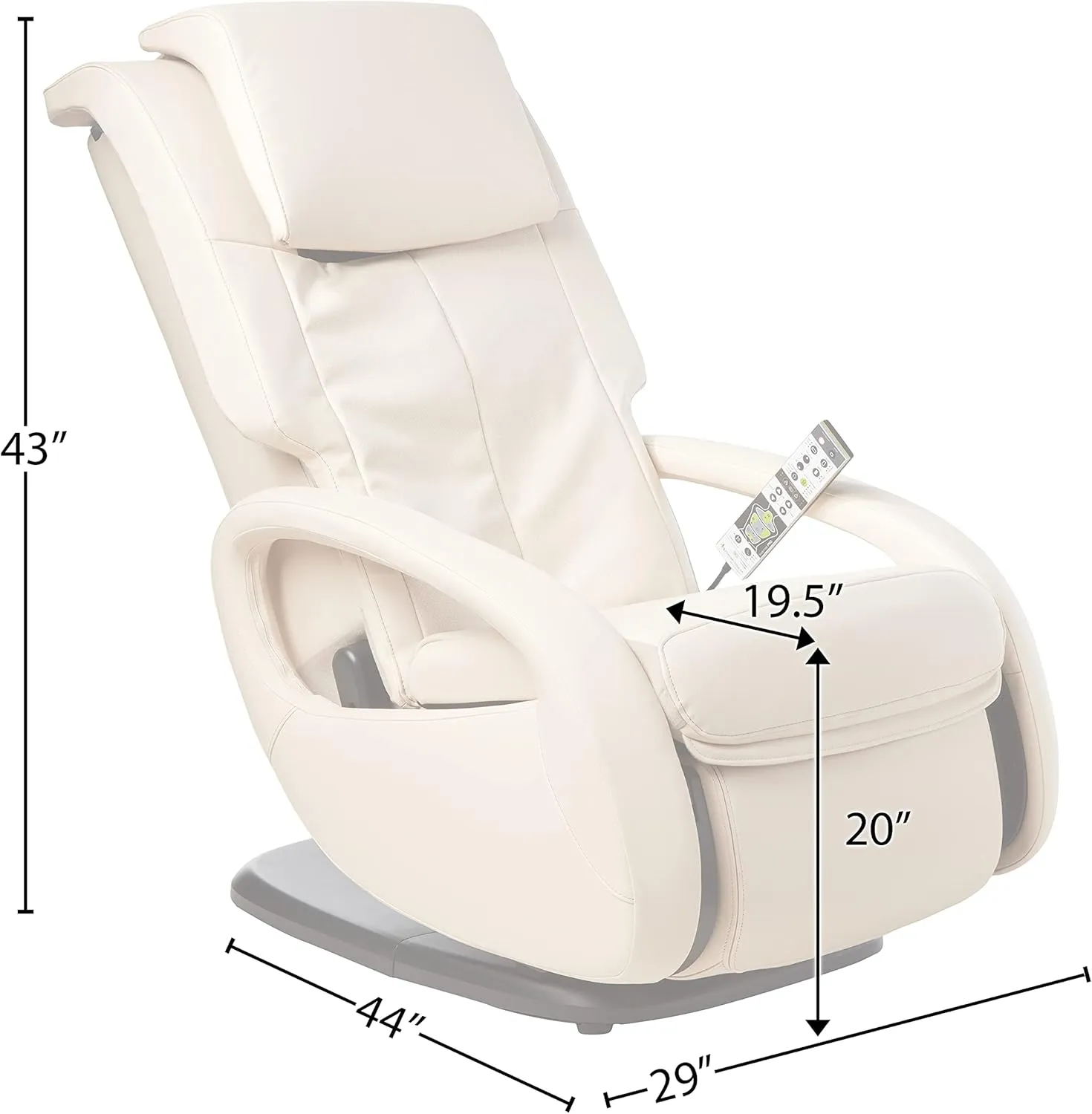 Human Touch WholeBody 7.1 Living Room Recliner Massage Chair - Full Body Professional Grade Personal Massage - Relaxation w Heat for Targeted Stress   Muscle Pain Relief with Foot Calf - Bone
