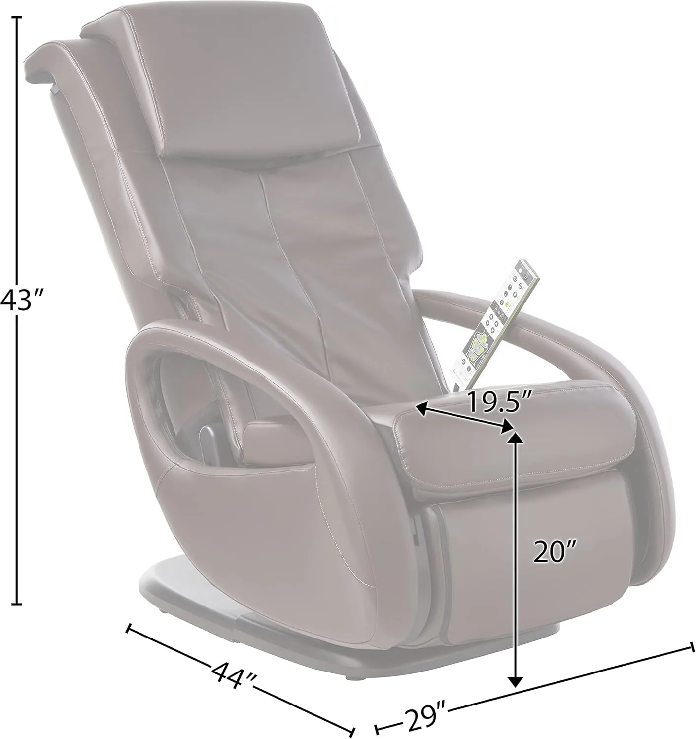 Human Touch WholeBody 7.1 Living Room Recliner Massage Chair - Full Body Professional Grade Personal Massage - Relaxation w Heat for Targeted Stress   Muscle Pain Relief with Foot Calf - Espresso