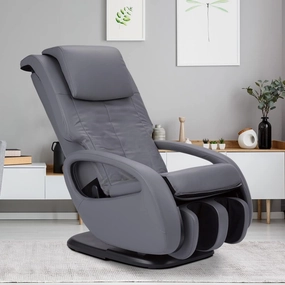 Human Touch WholeBody 7.1 Living Room Recliner Massage Chair - Full Body Professional Grade Personal Massage - Relaxation w Heat for Targeted Stress   Muscle Pain Relief with Foot Calf - Gray