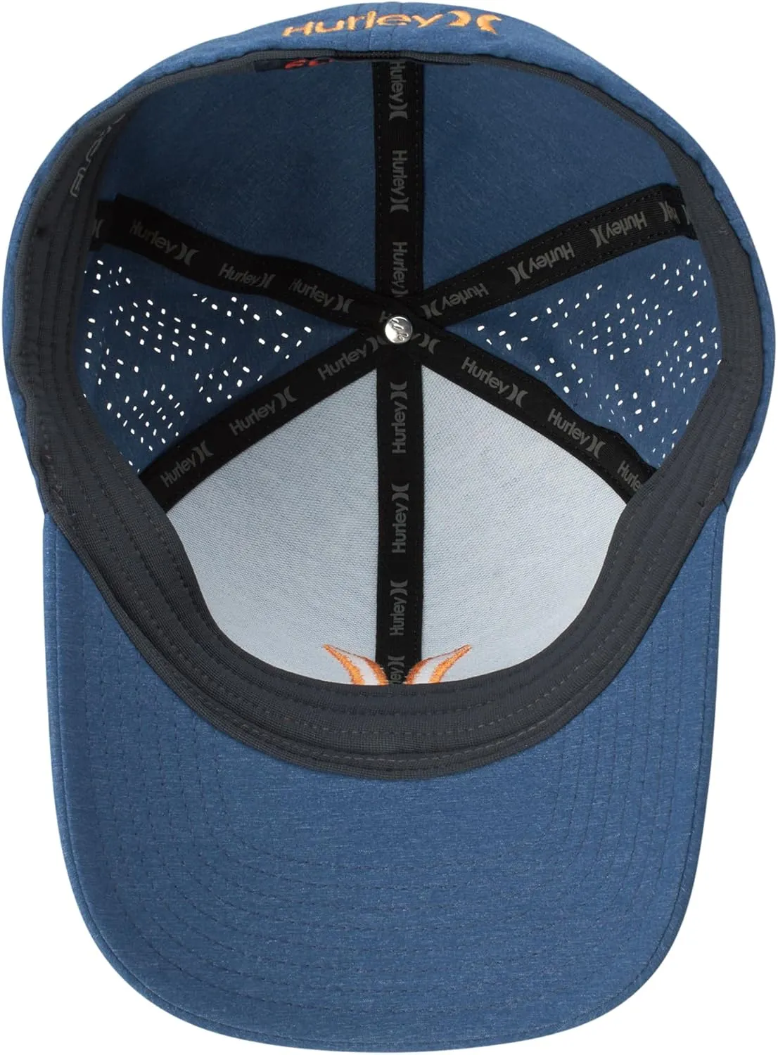 Hurley Men's Caps - Flexfit and Quick-Dry Phantom Curved Baseball Caps for Men - Classic Mens Trucker Hats (S-XL)