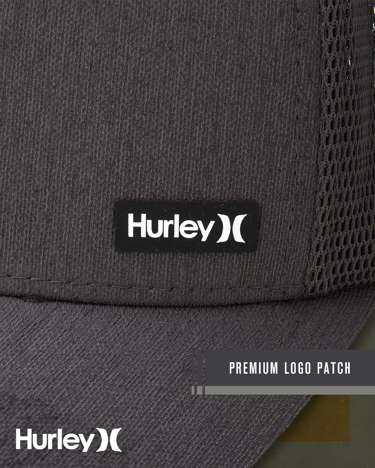 Hurley Men's Caps - H2O-Dri League Baseball Caps for Men with Snapback Closure - Classic Mens Trucker Hats (S-XL)