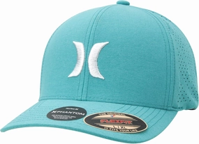 Hurley Men's Caps - Flexfit and Quick-Dry Phantom Curved Baseball Caps for Men - Classic Mens Trucker Hats (S-XL)