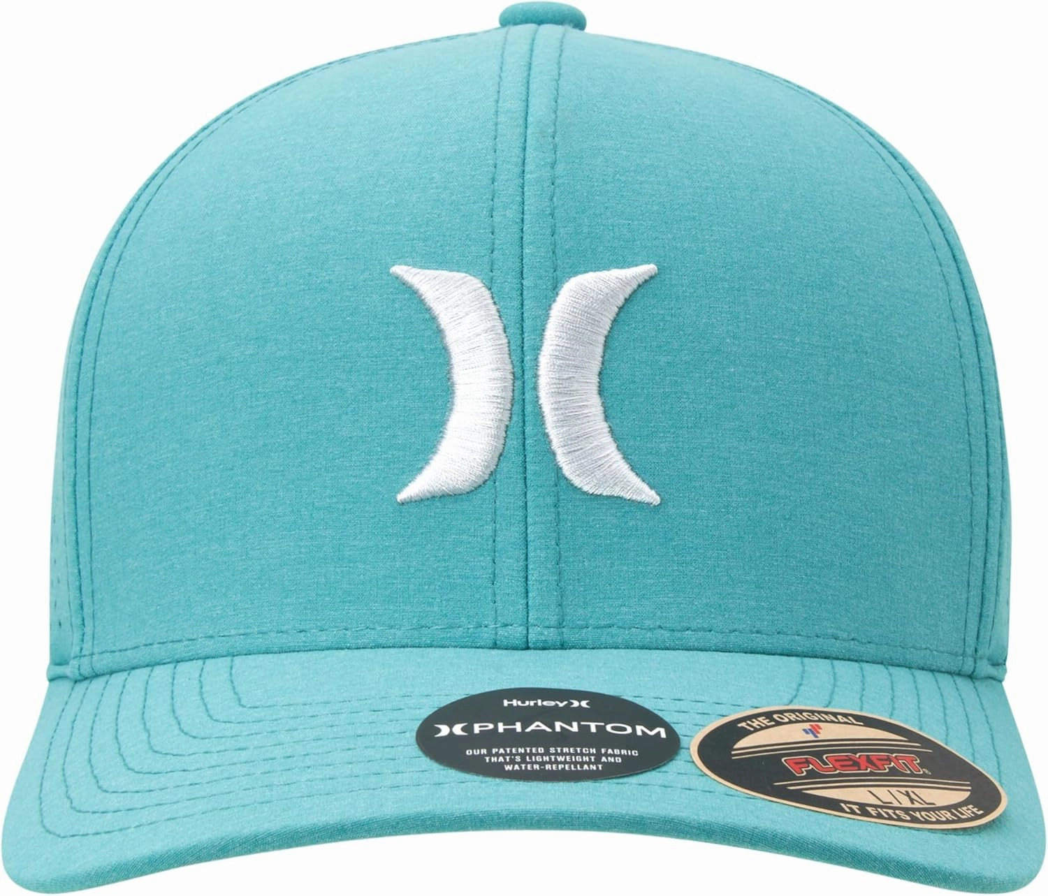 Hurley Men's Caps - Flexfit and Quick-Dry Phantom Curved Baseball Caps for Men - Classic Mens Trucker Hats (S-XL)