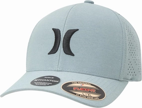 Hurley Men's Caps - Flexfit and Quick-Dry Phantom Curved Baseball Caps for Men - Classic Mens Trucker Hats (S-XL)