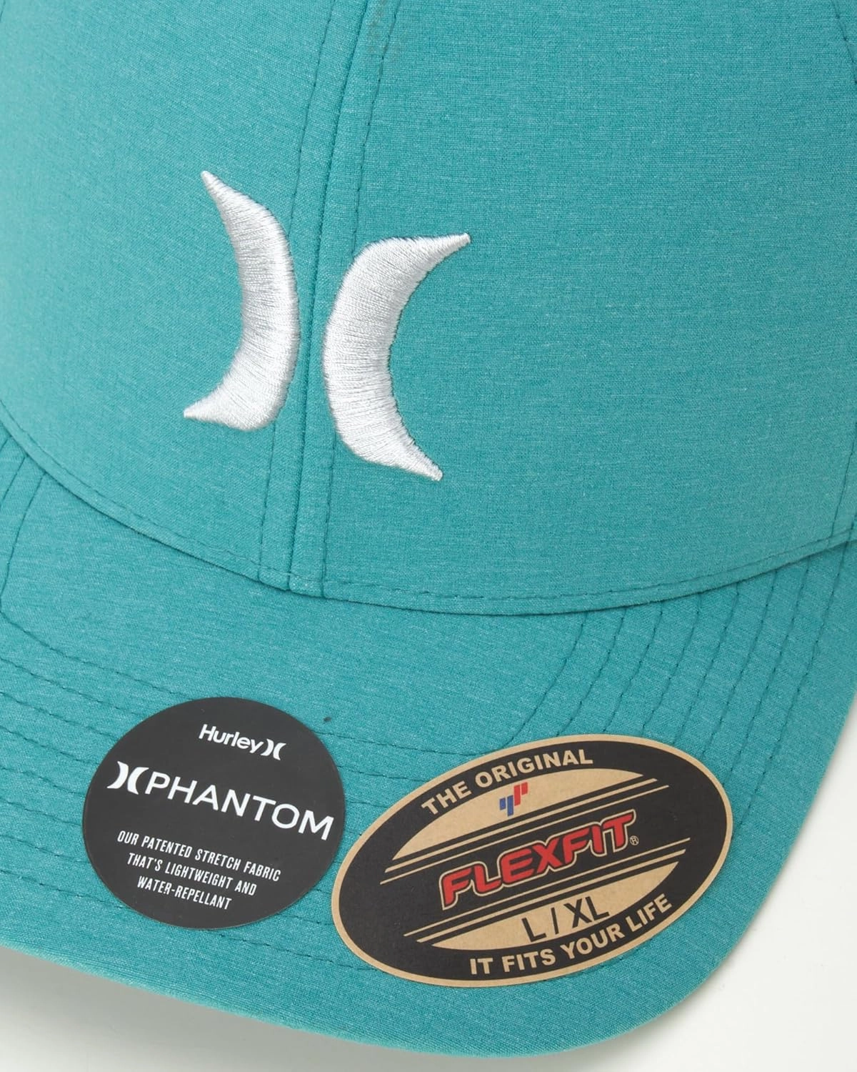 Hurley Men's Caps - Flexfit and Quick-Dry Phantom Curved Baseball Caps for Men - Classic Mens Trucker Hats (S-XL)