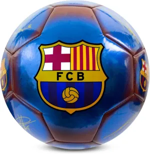 Hy-Pro Officially Licensed Classic Signature Football, Metallic, Size 5, Training, Match, Merchandise, Collectible for Kids and Adults