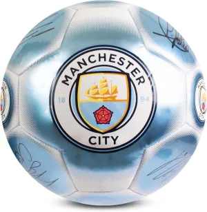 Hy-Pro Officially Licensed Classic Signature Football | Metallic, Size 5, Training, Match, Merchandise, Collectible for Kids and Adults