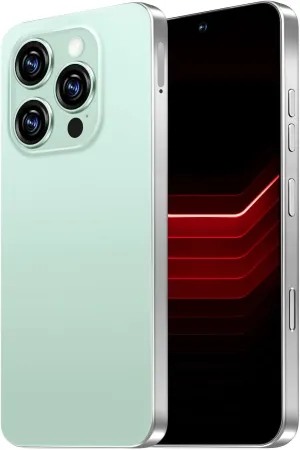 I16 PROMAX 5G Cell Phone,Smartphone Unlocked Cell Phone 8GB 256GB/6.99" Display/68MP 108MP Camera/7000 mAh Battery Super Endurance, Dual SIM Card/Face Unlock/GPS (Green)