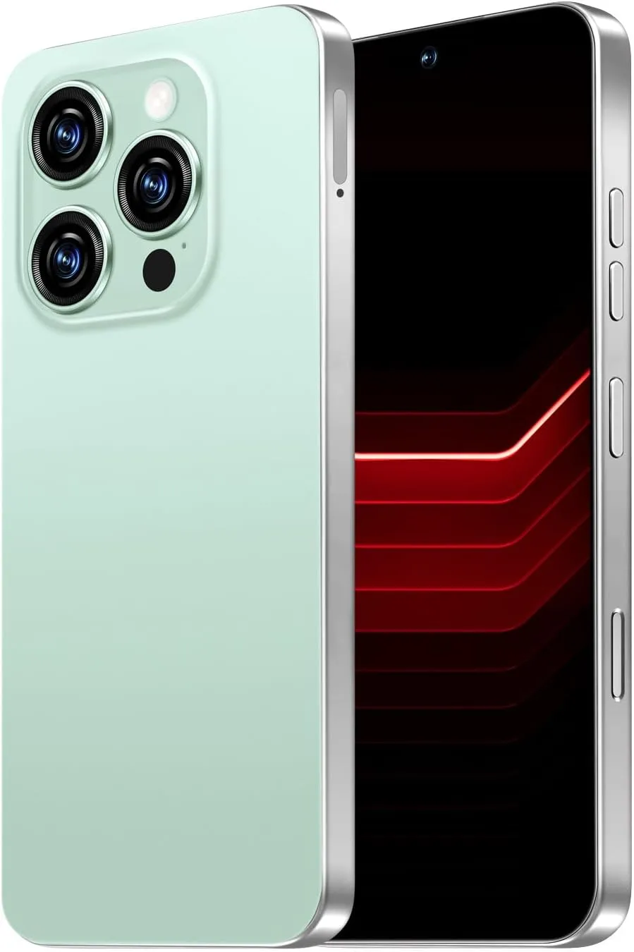 I16 PROMAX 5G Cell Phone,Smartphone Unlocked Cell Phone 8GB 256GB/6.99" Display/68MP 108MP Camera/7000 mAh Battery Super Endurance, Dual SIM Card/Face Unlock/GPS (Green)