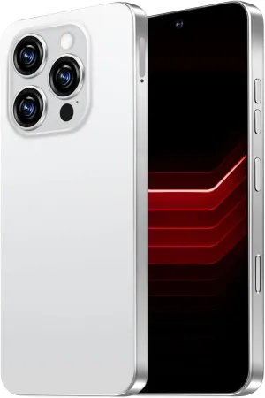 I16 PROMAX 5G Cell Phone,Smartphone Unlocked Cell Phone 8GB 256GB/6.99" Display/68MP 108MP Camera/7000 mAh Battery Super Endurance, Dual SIM Card/Face Unlock/GPS (White)