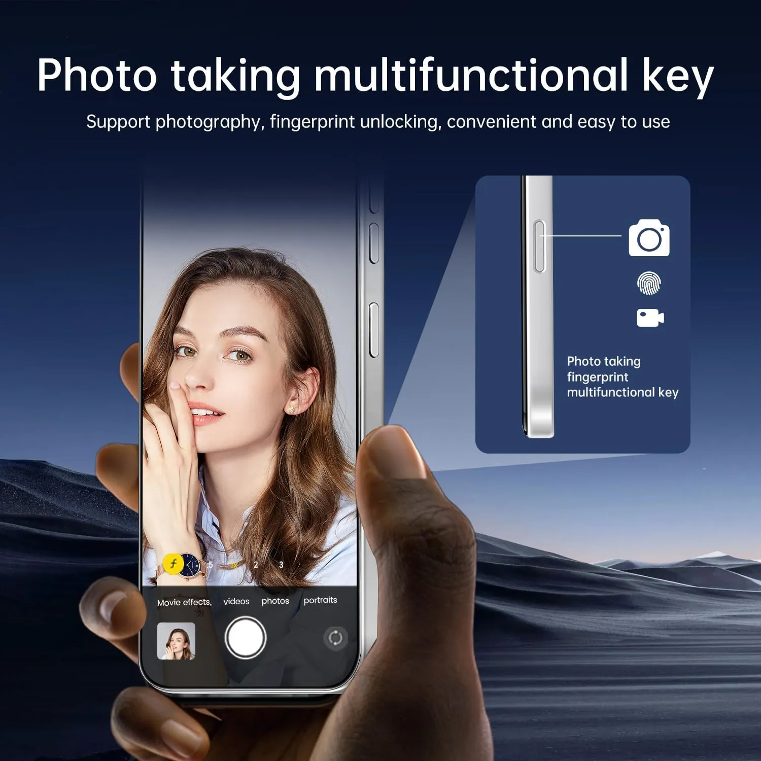 I16 PROMAX 5G Cell Phone,Smartphone Unlocked Cell Phone 8GB 256GB/6.99" Display/68MP 108MP Camera/7000 mAh Battery Super Endurance, Dual SIM Card/Face Unlock/GPS (White)