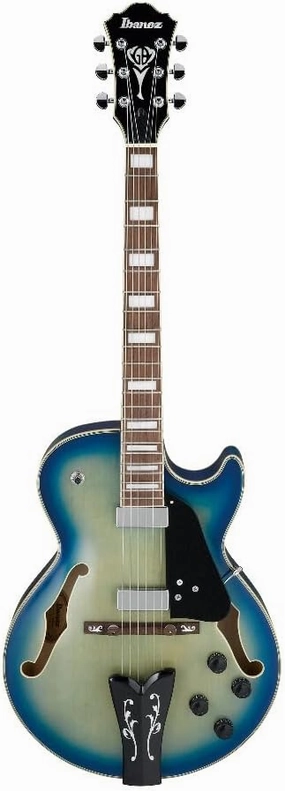 Ibanez George Benson Signature GB10EM - Jet Blue Burst