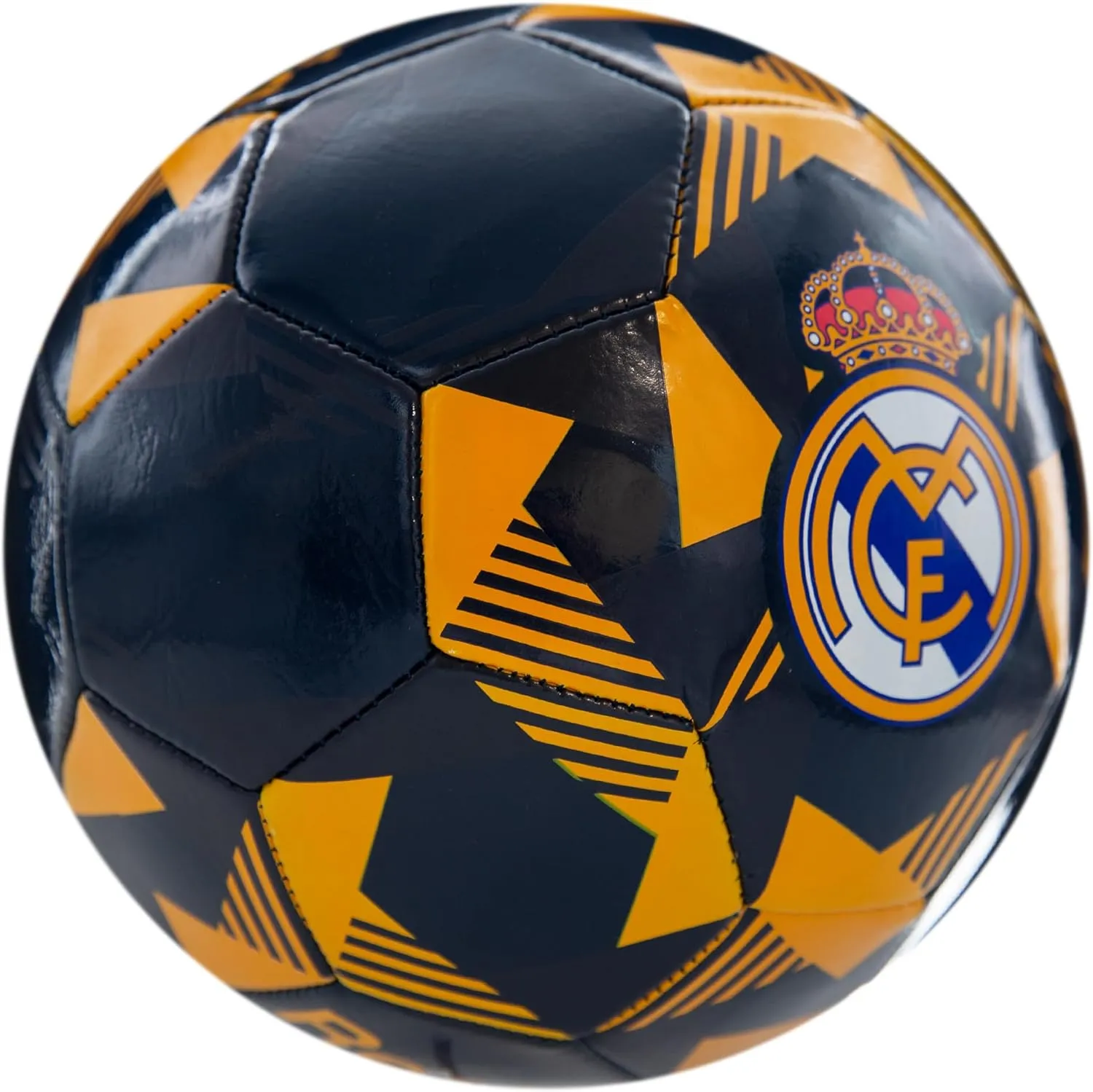 Icon Sports Officially Licensed Real Madrid CF Non-Toxic PVC Size 5 Soccer Ball