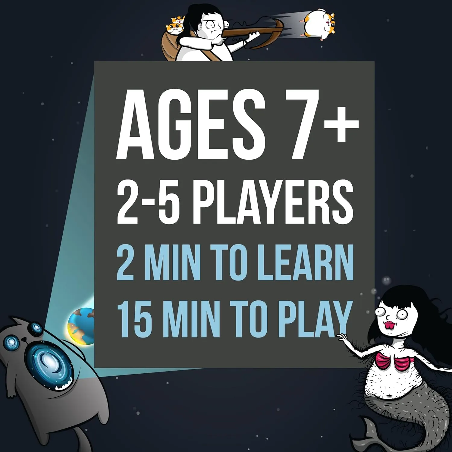 Imploding Kittens Expansion Pack by Exploding Kittens, Original Game Required - 2-5 Players - Ages 7  - 15 Minutes to Play - Ideal for Party, Family Game Night, Fun for Kids and Adults