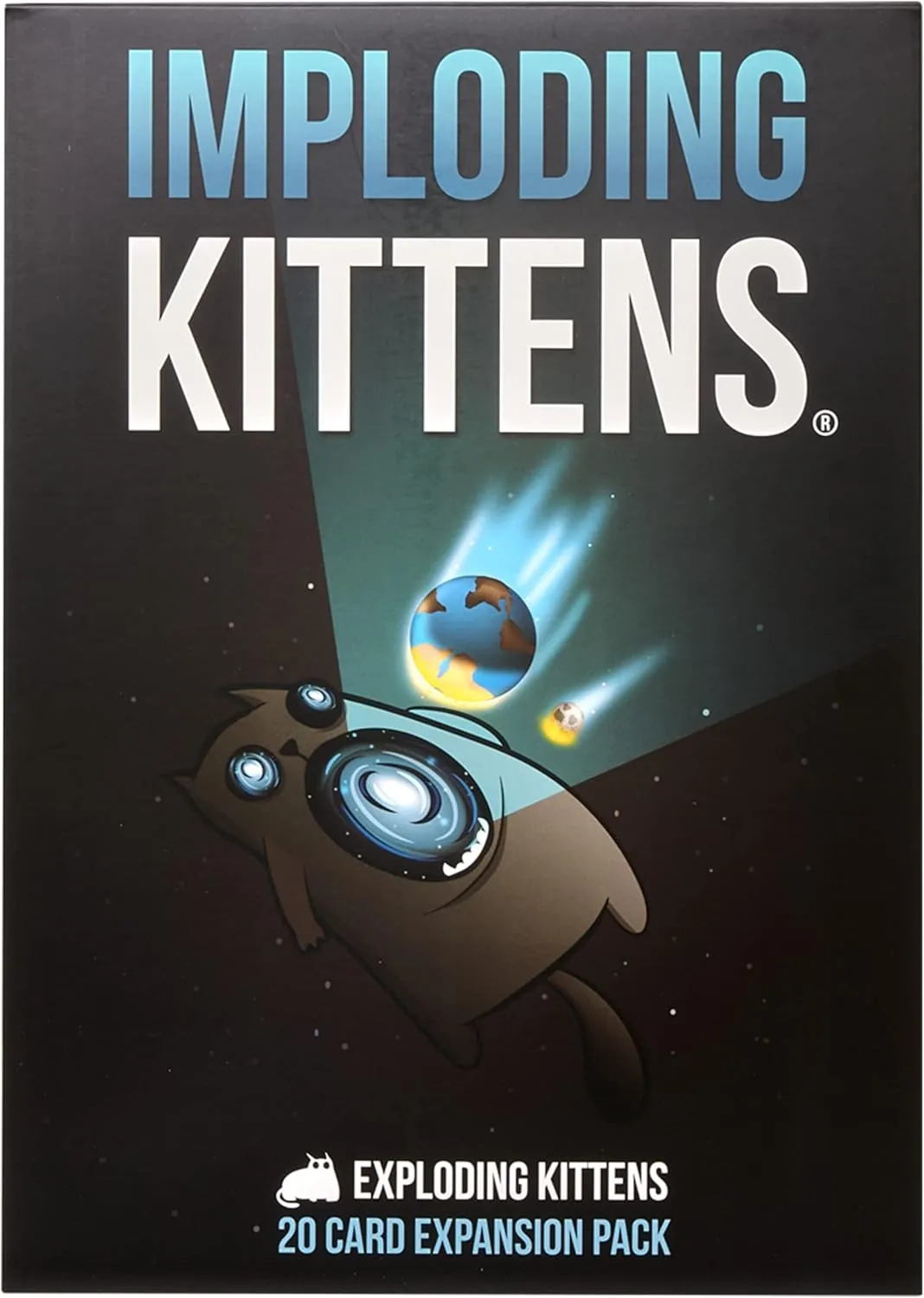 Imploding Kittens Expansion Pack by Exploding Kittens, Original Game Required - 2-5 Players - Ages 7  - 15 Minutes to Play - Ideal for Party, Family Game Night, Fun for Kids and Adults