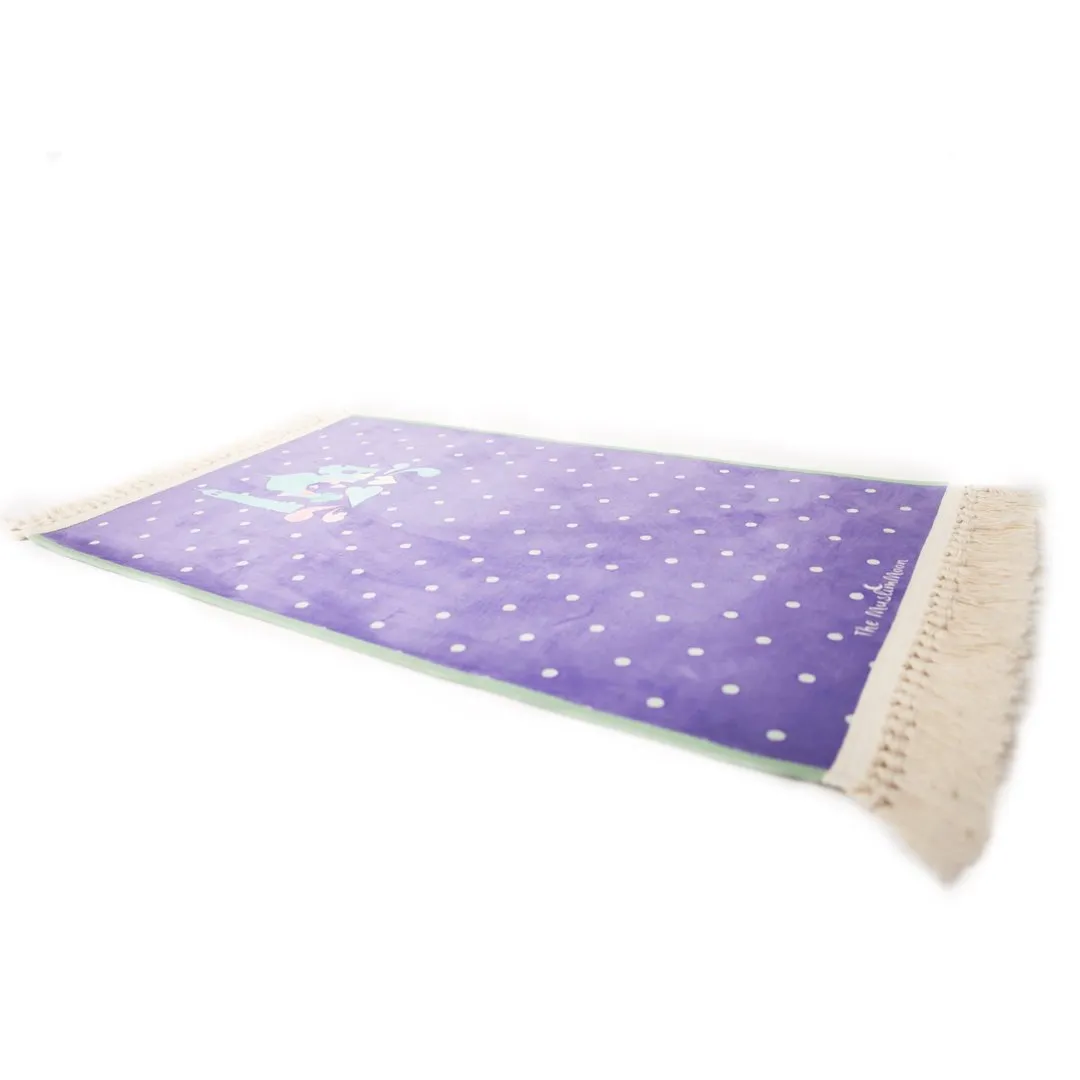 In Love With Prayer (Purple) - Salah Prayer Mat by The Muslim Moon