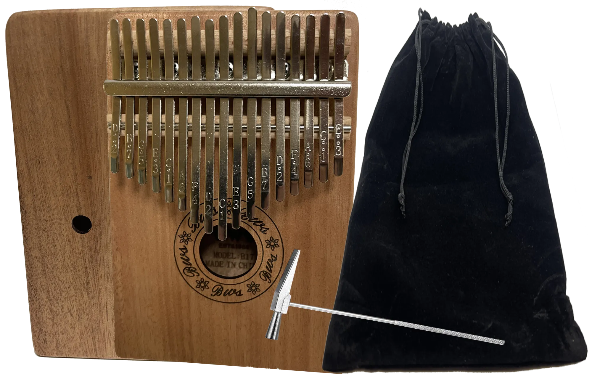 INS-10220 Kalimba with full set accesories