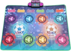 Interactive Double Player Dance Mat - Fun & Challenging Electronic Dance Game for Kids