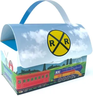 Jayd Products, Train Party Favor Box, (12 Pack) Kid’s Train Theme Party Favor Boxes, Railroad Train Favors, Train Birthday Party Supplies