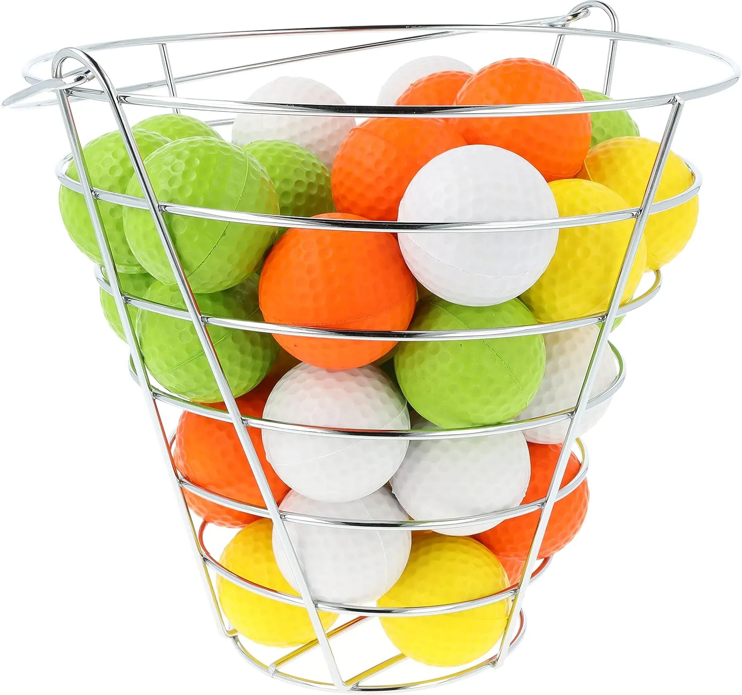 JEF WORLD OF GOLF- Metal Range Bucket w/Foam Balls