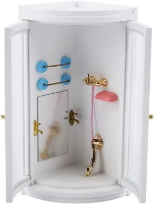 JERYS 1:12 Dolls House Furniture Miniature Bathroom Dolls House Furniture for Children Gifts for Bathroom Children Kids