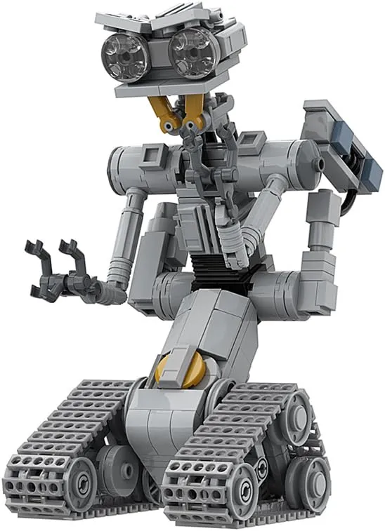 Johnny 5 Robot Premium Edition Adults Gift Building Set 313 Pieces MOC Build for Age 18 