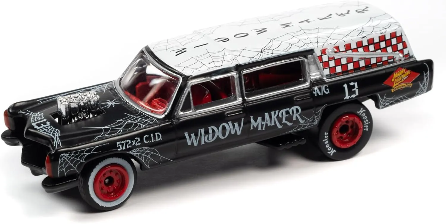 Johnny Lightning Collector Club Car Custom Hearse Drag Racer (JLCC009)
