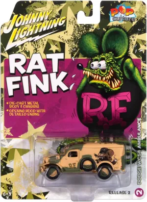 Johnny Lightning - Rat Fink Dodge WC54 (JLSP394 from JLPC015)