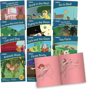 Junior Learning Letters & Sounds Phase 1 Set 2 Fiction,Multi