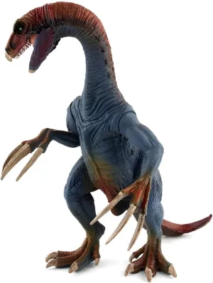 Jurassic Therizinosaurus Dinosaur Toy,Therizinosaurus Action Figure,Realistic Plastic Figure with Moving Jaw & Poseable Claws,Educational STEM Gift for Kids,Boys Birthday Party Favor.Size:7.9 Inch.