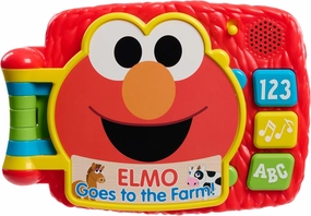 Just Play Sesame Street Elmo’s Lots to Learn 6.25 Inch Electronic Book, Learning and Education, Kids Toys for Ages 18 Month
