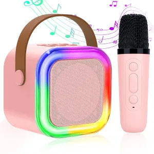Karaoke Machine for Kids, Toys for 3-12 Years Old Girls Gifts, Kids Karaoke Microphone Machine Toy, Best Fun Christmas Birthday Gifts for 5 6 7 8 9 10 11 Years Teens Girl Boys