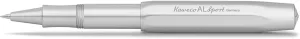 Kaweco AL SPORT Rollerball Silver I Gel/Ballpoint Pen Including 0.7 mm Rollerball Pen Refill in Classic Design with Ceramic Ball I Premium Aluminium Gel Roller 13 cm