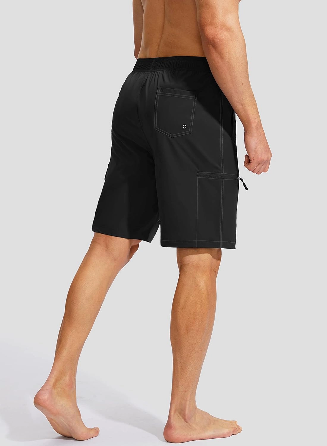 Kayrth Men's Swim Trunks Quick Dry Board Shorts with 5 Pockets Swimsuit Swimwear for Men - No Mesh Liner