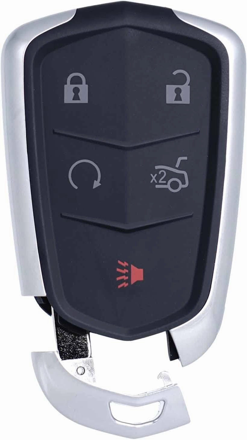Key Fob Replacement Compatible for Cadillac ATS XTS 2015 2016 2018 2019 CTS 2014-2019 Proximity Smart Keyless Entry Remote Control Remote Start 13580811 315Mhz 13594024 HYQ2AB 1358539 13598507