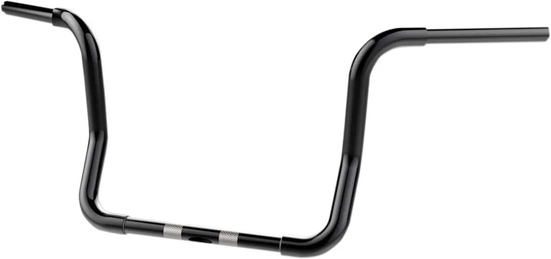 Khrome Werks 1 1/4in. Bagger Bobber Ape Hanger Handlebar - 12in. Rise - Black , Color: Black, Handle Bar Size: 1 1/4in.