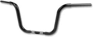 Khrome Werks 1 1/4in. Fat Bobber Ape Hanger Handlebar - 12in. Rise - Black , Color: Black, Handle Bar Size: 1 1/4in.